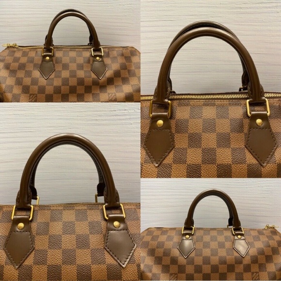 Speedy 35 Banduoulier Damier Ebene Bag (SP4103) - Picture 3 of 12